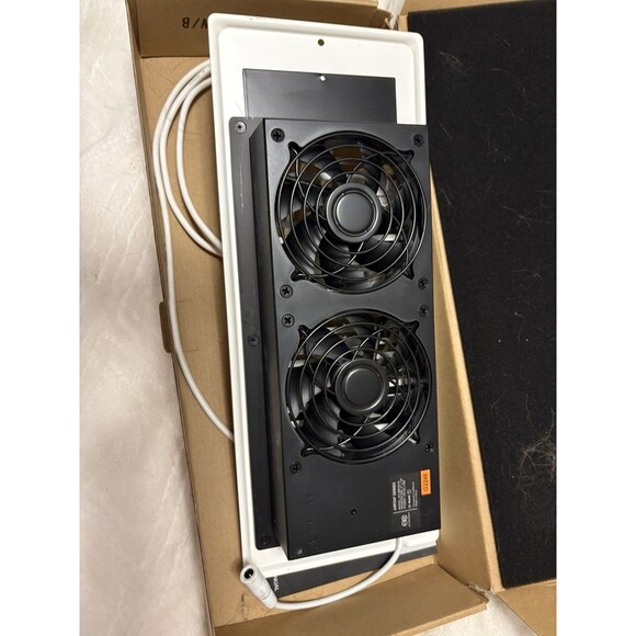 AC Infinity AIRTAP T4 White, Register Booster Fan for 4” x 12” Register Holes - Picture 8 of 9